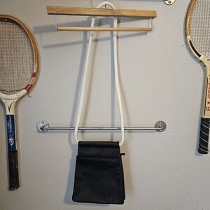 Cleo & Patek Purse Black & White Crossbody Minimalist